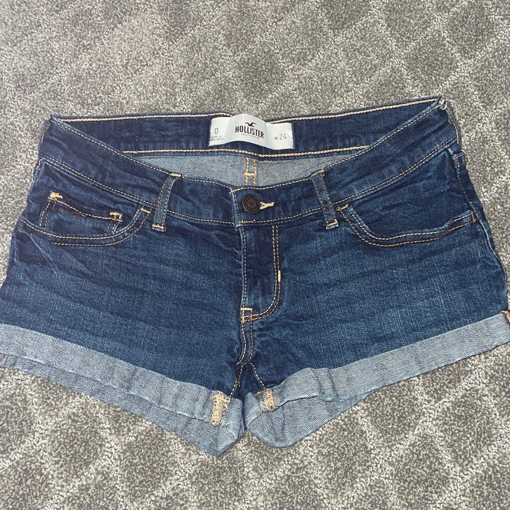 Hollister Low ride jean shorts